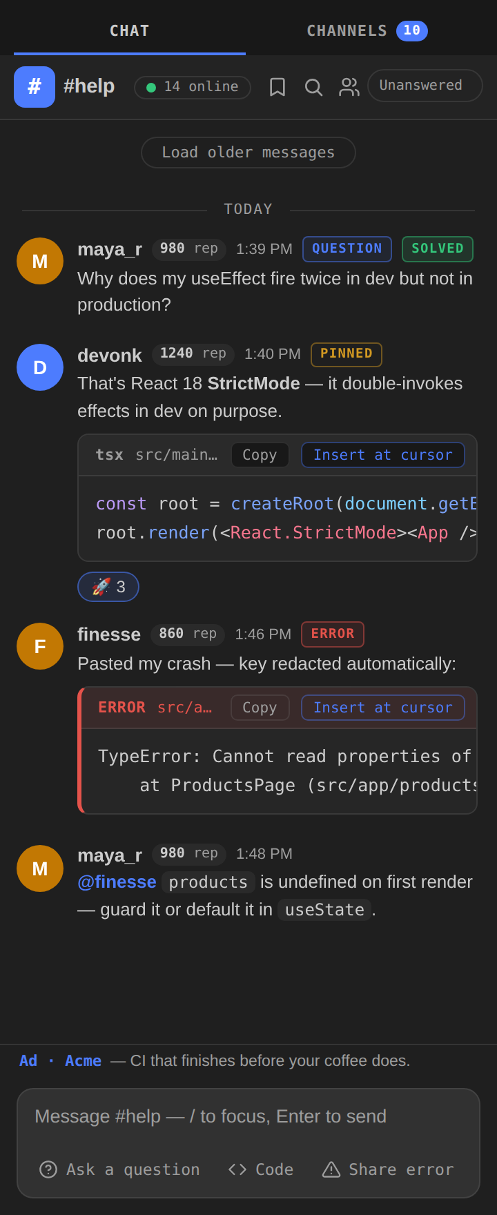 SideChannel in VS Code